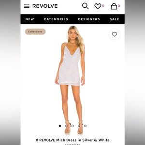 Retrofete Mich Mini Sequin Dress, size M altered to fit a size S